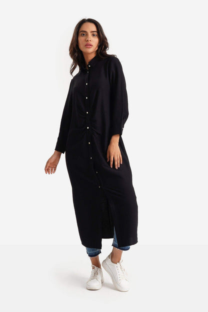 Straight Cut Shirt Dress - Carina - ÙƒØ§Ø±ÙŠÙ†Ø§