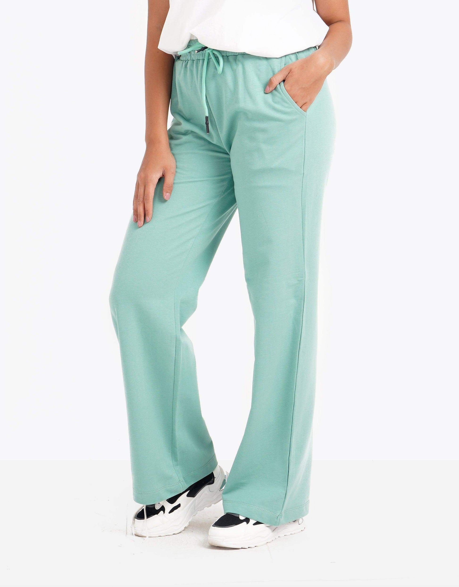 Straight Leg Solid Pants - Carina - ÙƒØ§Ø±ÙŠÙ†Ø§