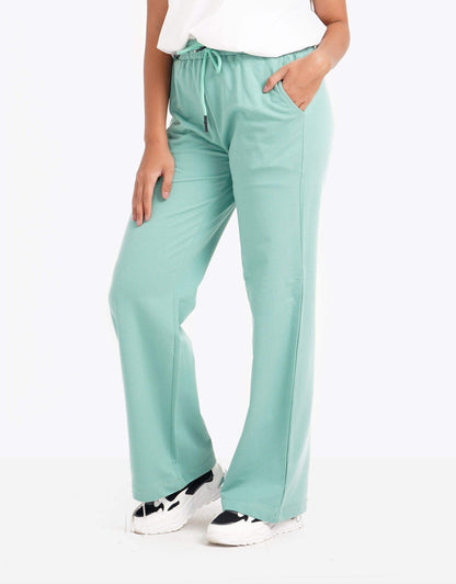 Straight Leg Solid Pants - Carina - ÙƒØ§Ø±ÙŠÙ†Ø§