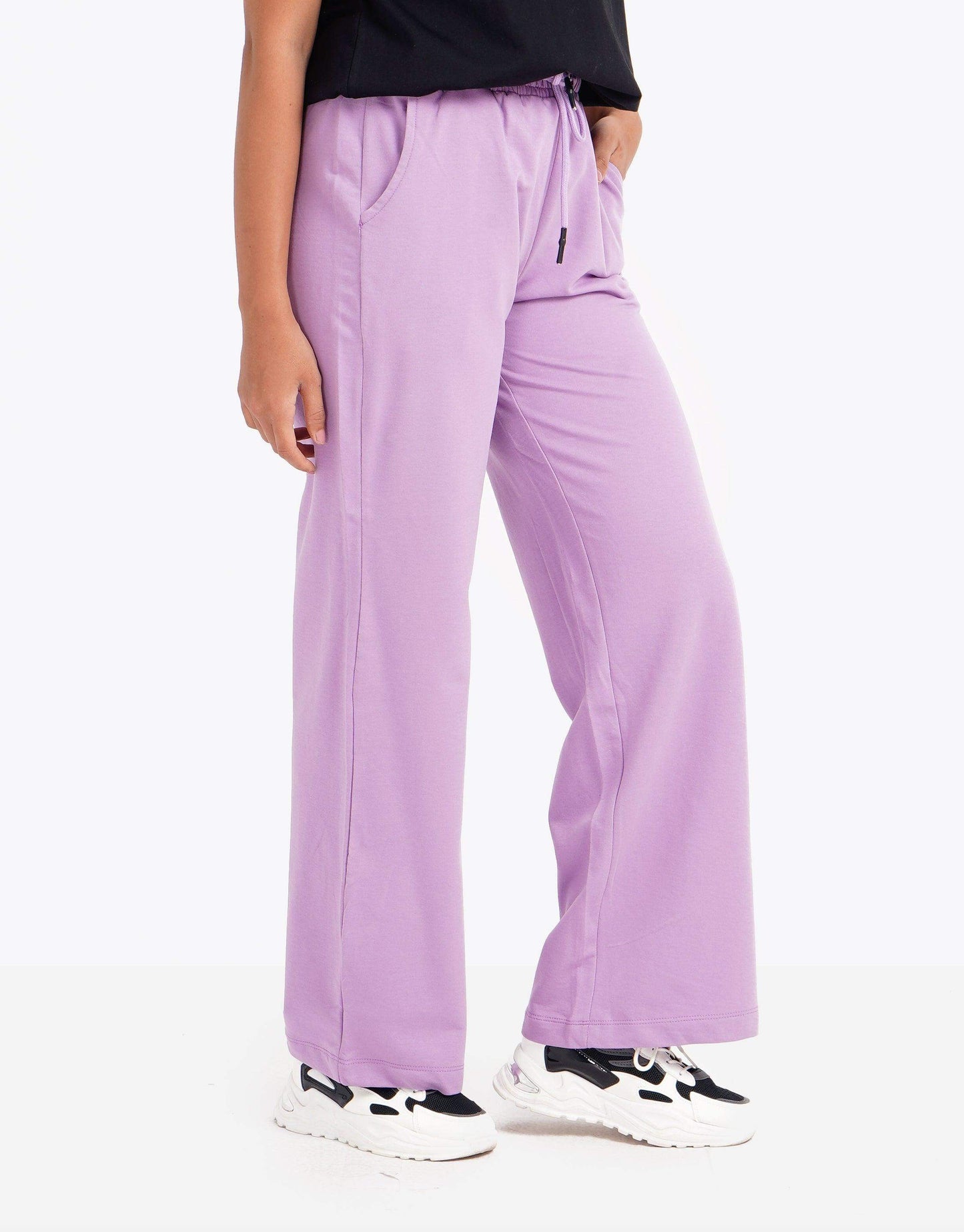 Straight Leg Solid Pants - Carina - ÙƒØ§Ø±ÙŠÙ†Ø§