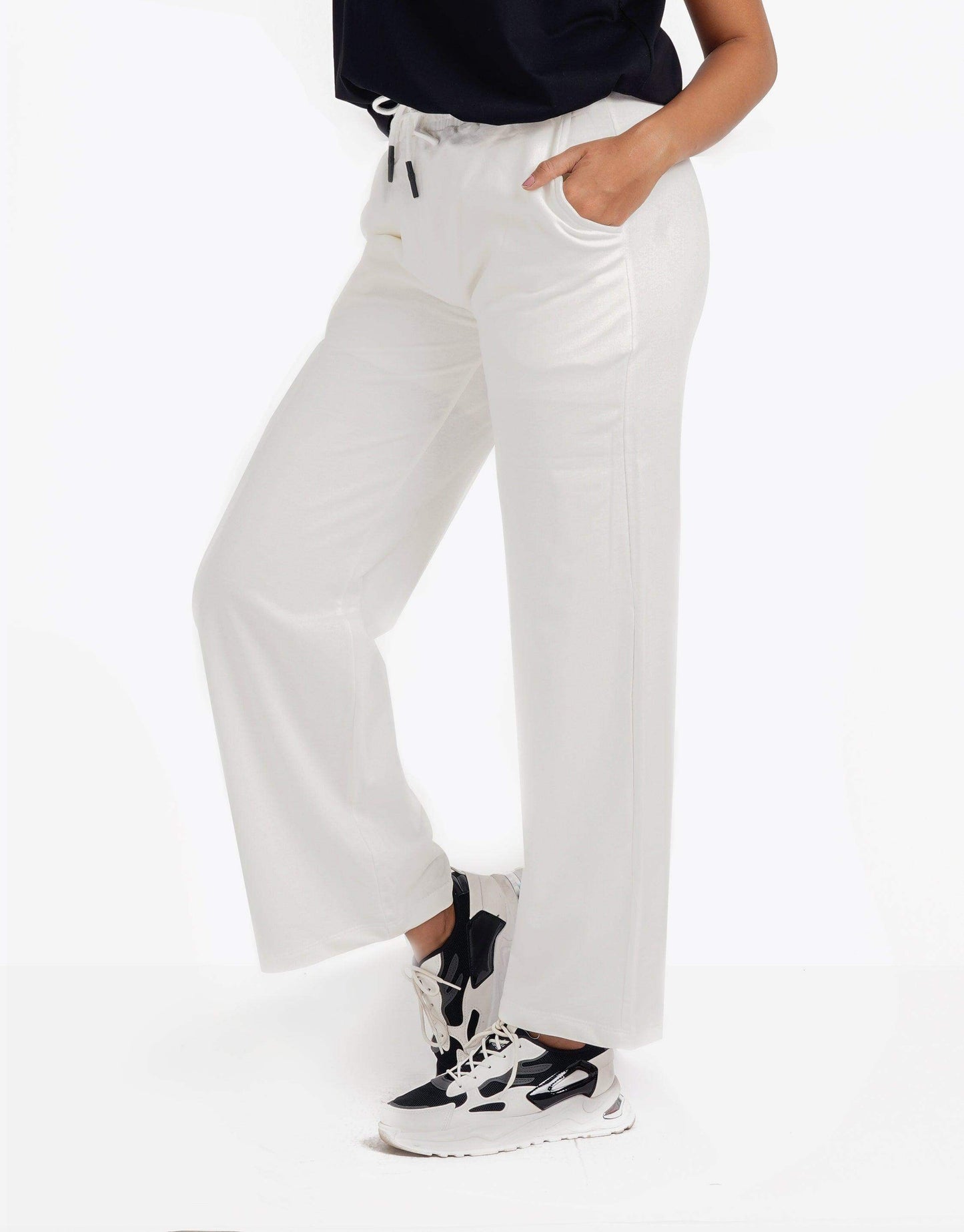 Straight Leg Solid Pants - Carina - ÙƒØ§Ø±ÙŠÙ†Ø§