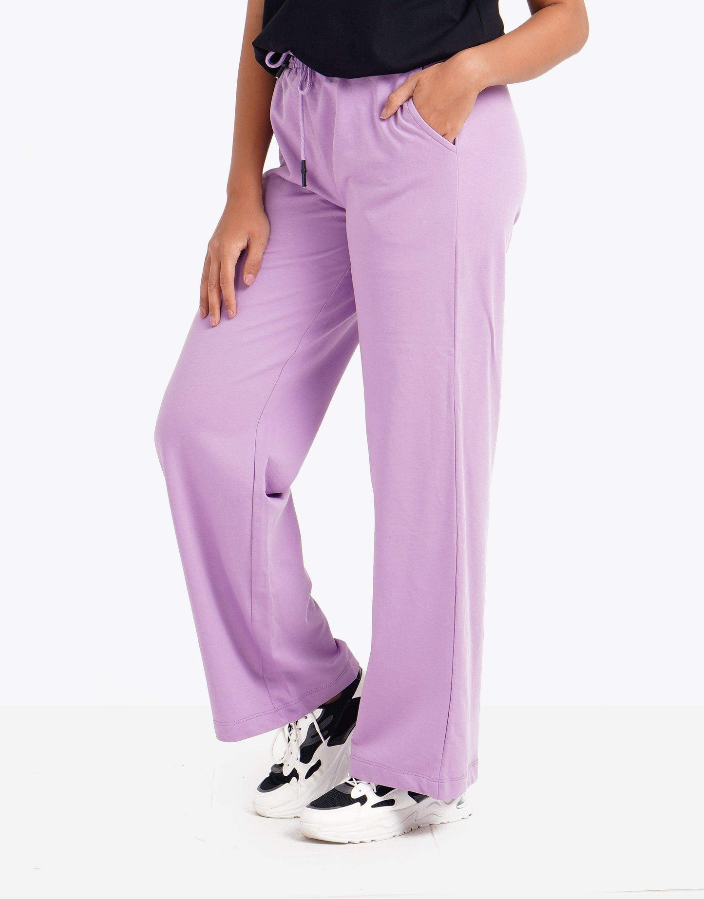 Straight Leg Solid Pants - Carina - ÙƒØ§Ø±ÙŠÙ†Ø§