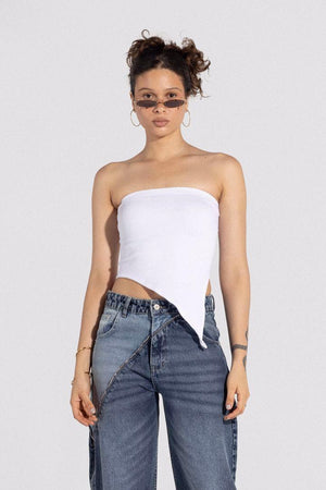 Strapless - White - Carina - ÙƒØ§Ø±ÙŠÙ†Ø§