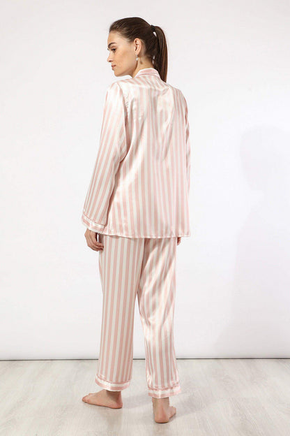 Striped Long Sleeve Pyjama Set - Carina - ÙƒØ§Ø±ÙŠÙ†Ø§