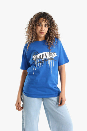 Summer Vibes Printed T-Shirt - Carina - ÙƒØ§Ø±ÙŠÙ†Ø§