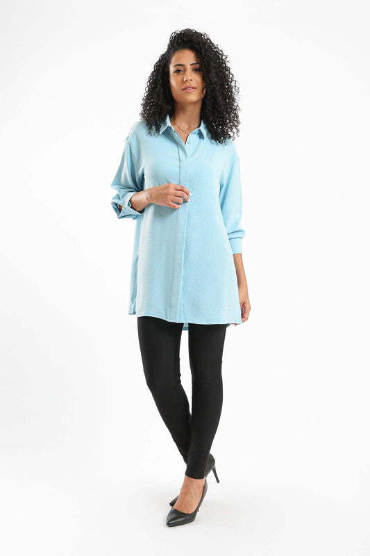 Tencel Solid Shirt - Carina - ÙƒØ§Ø±ÙŠÙ†Ø§