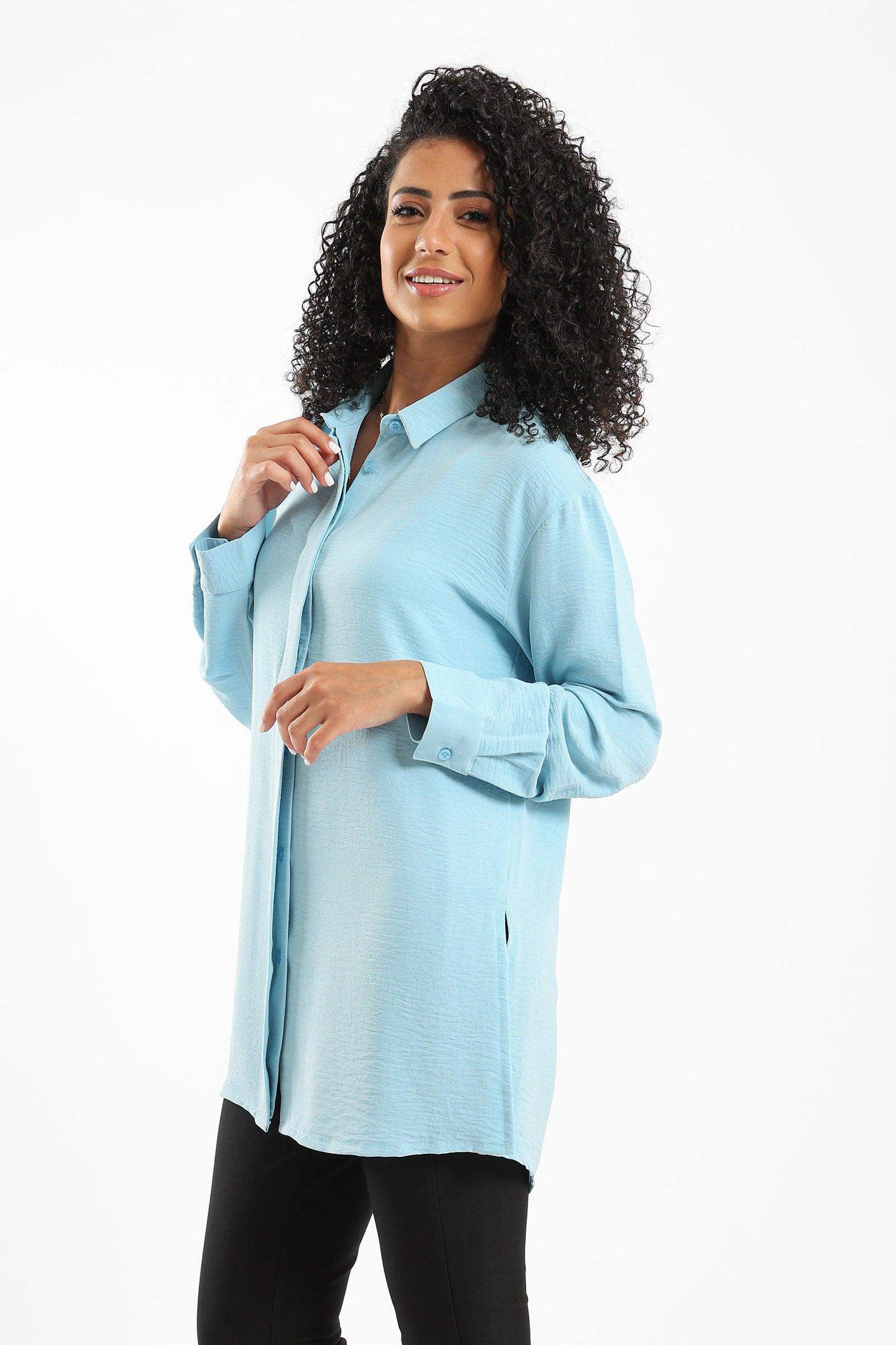 Tencel Solid Shirt - Carina - ÙƒØ§Ø±ÙŠÙ†Ø§