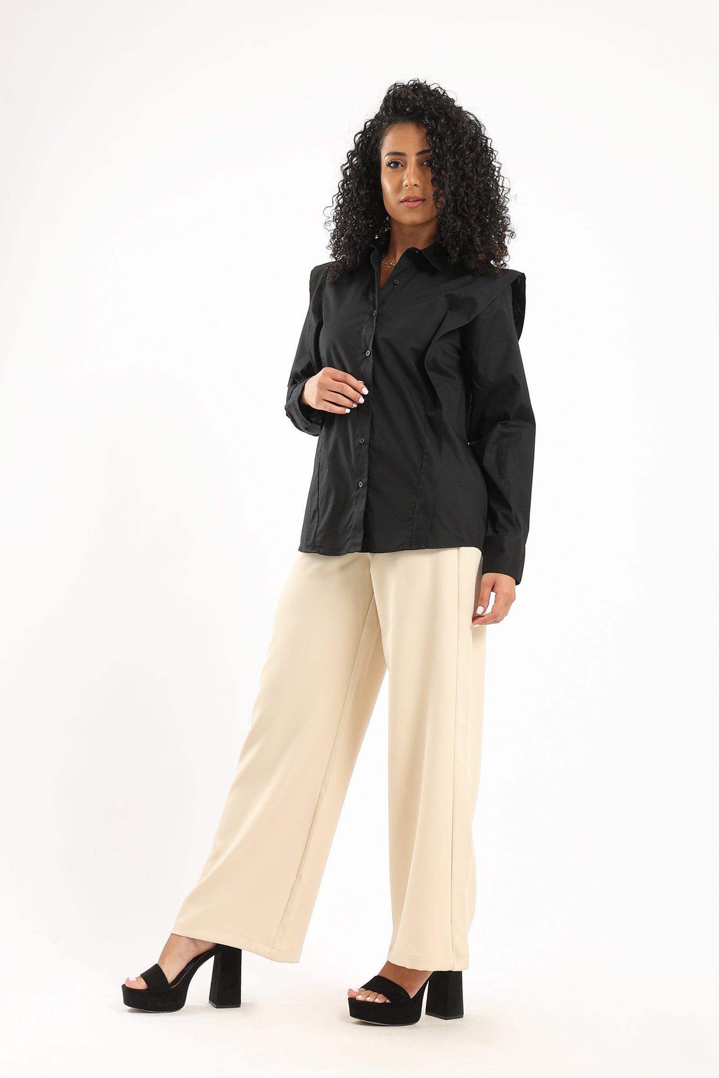 Tencel Straight Cut Pants - Carina - ÙƒØ§Ø±ÙŠÙ†Ø§