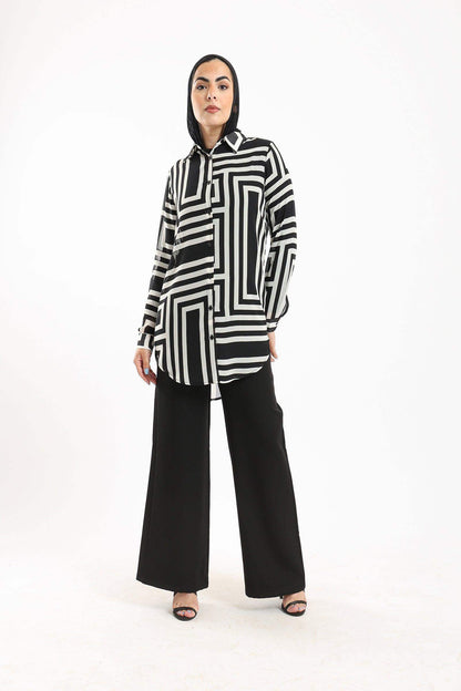 Tencel Straight Cut Pants - Carina - ÙƒØ§Ø±ÙŠÙ†Ø§