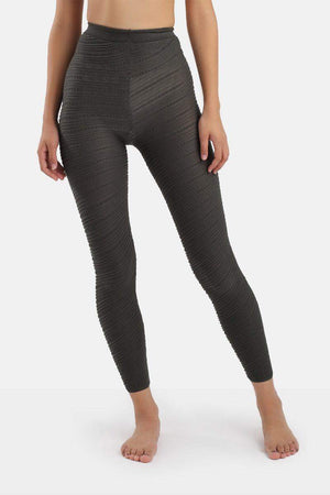 Textured Self Patterned Warm Leggings - Carina - ÙƒØ§Ø±ÙŠÙ†Ø§