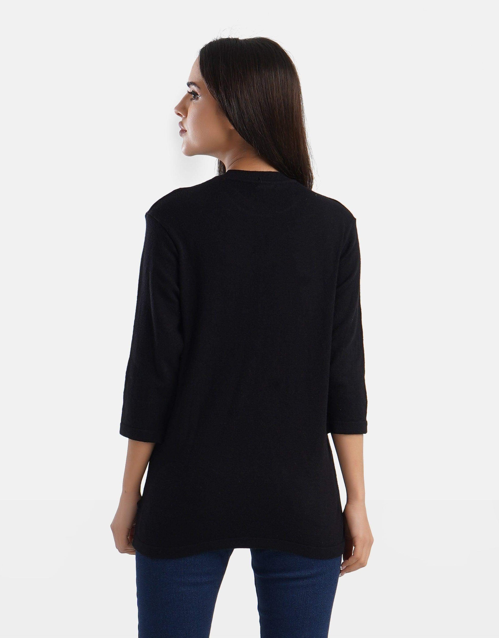 Three-Quarter Sleeve Blouse - Carina - ÙƒØ§Ø±ÙŠÙ†Ø§