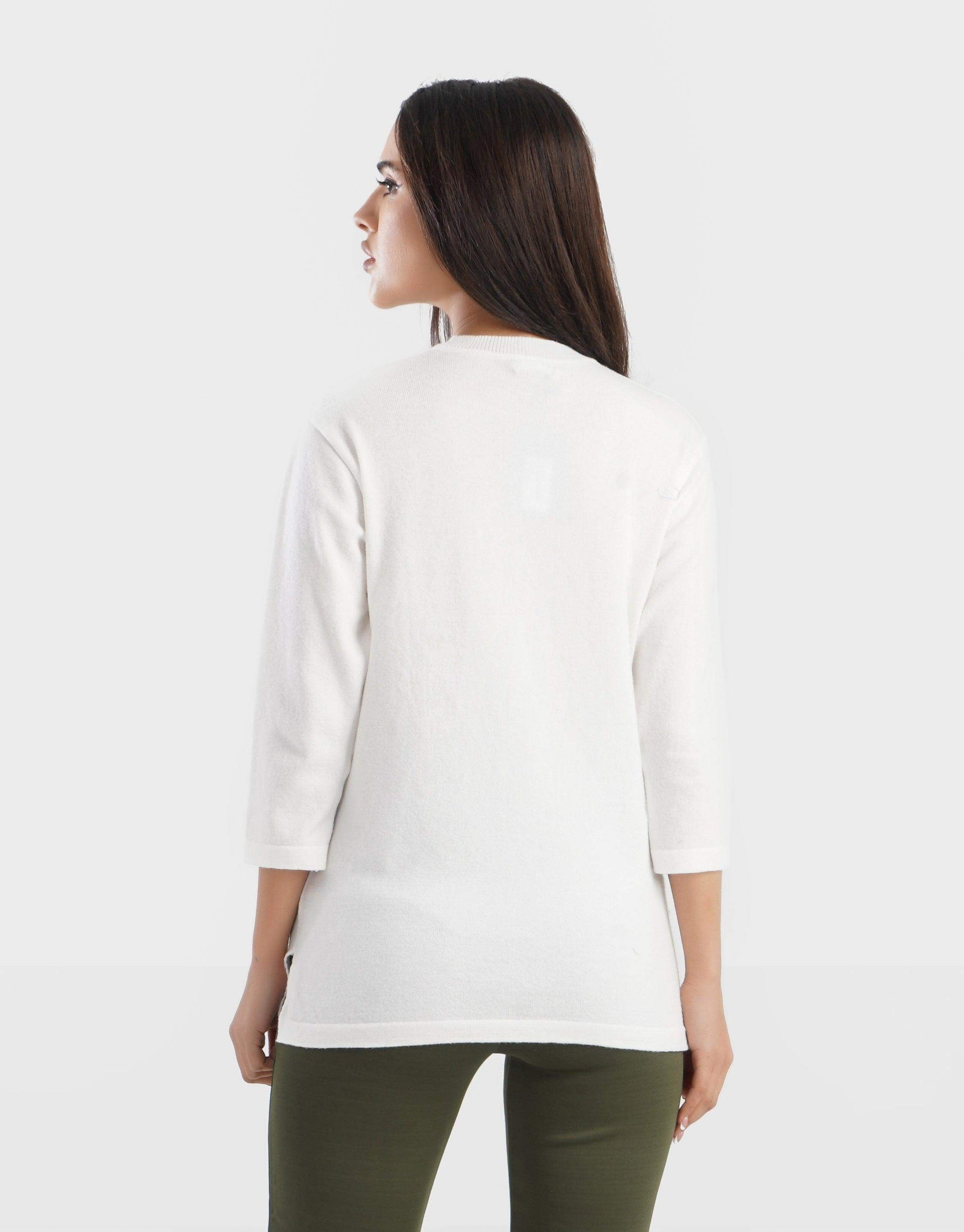 Three-Quarter Sleeve Blouse - Carina - ÙƒØ§Ø±ÙŠÙ†Ø§