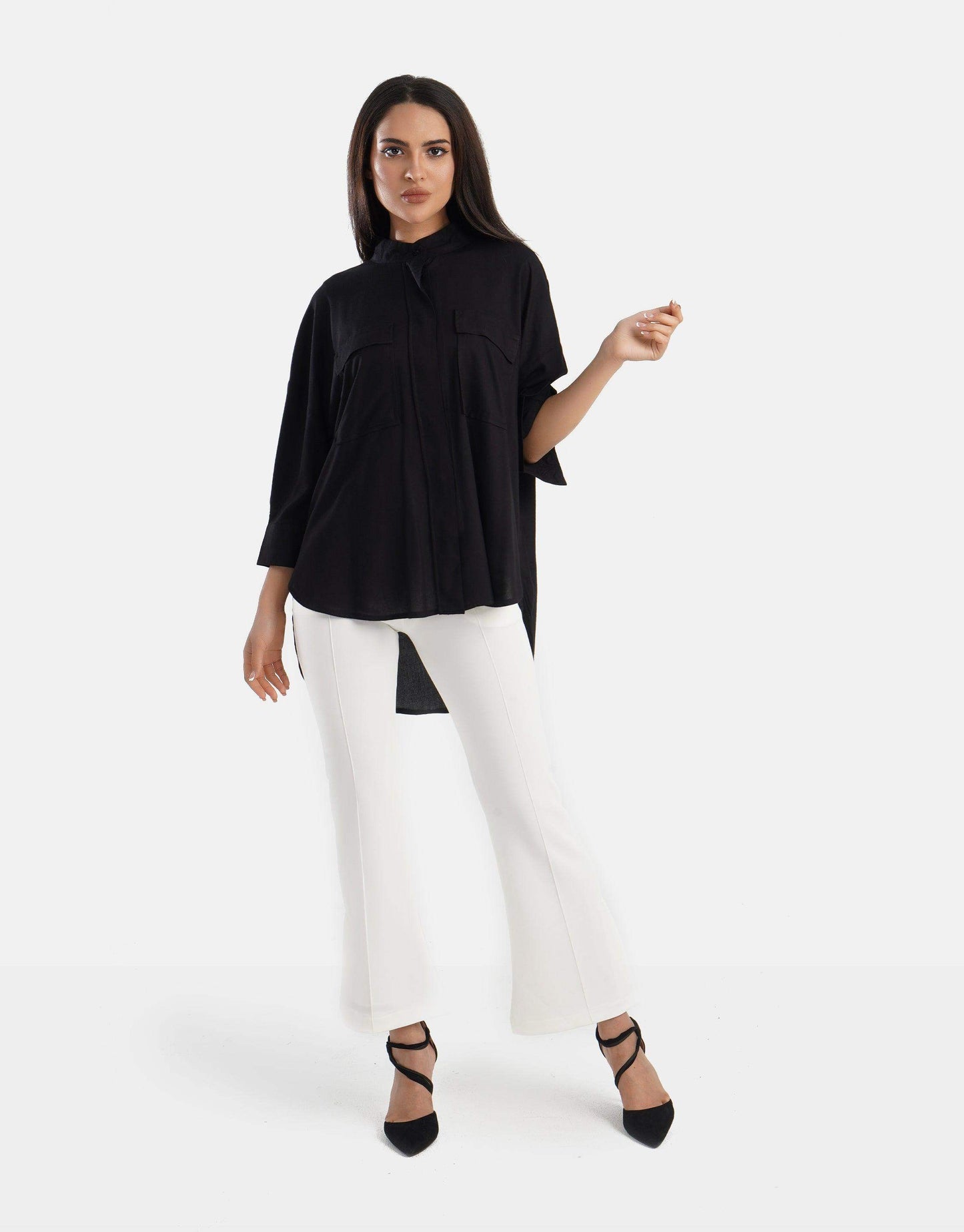 Three-Quarter Sleeve Shirt - Carina - ÙƒØ§Ø±ÙŠÙ†Ø§