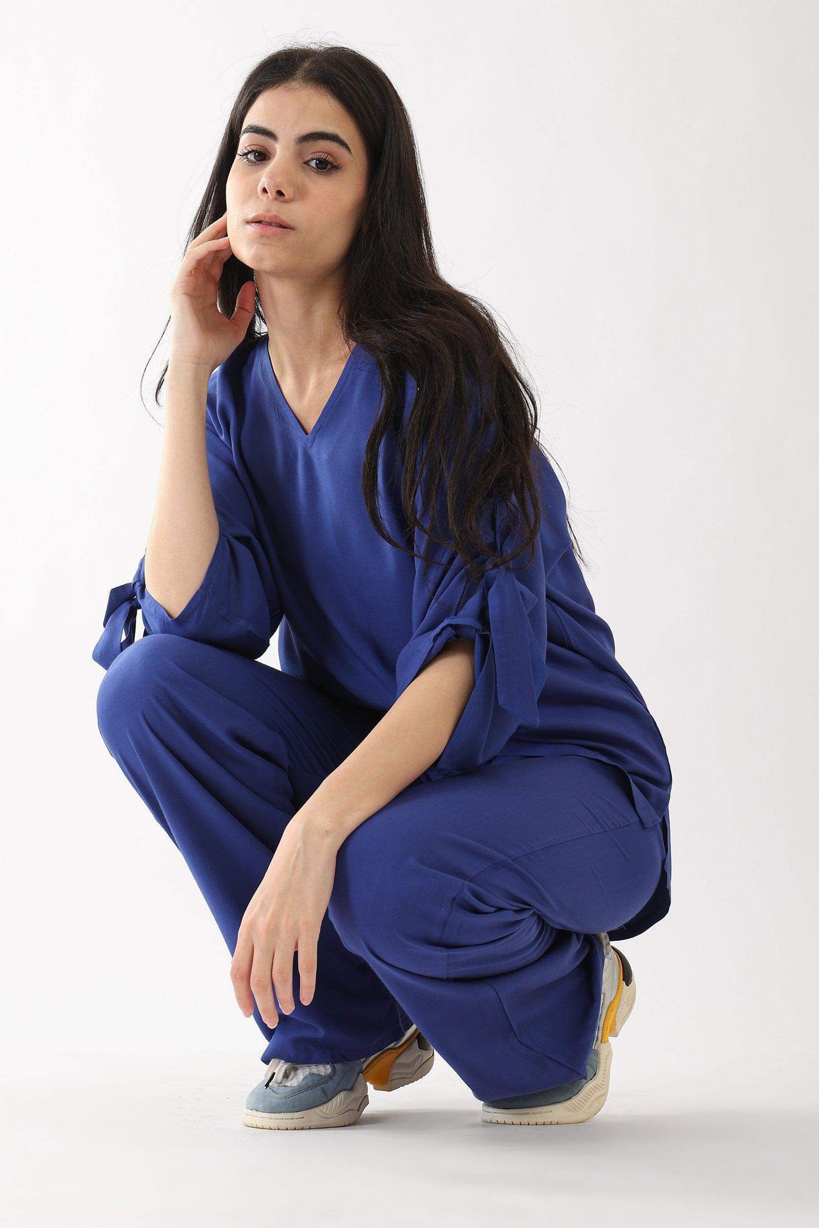 Tie Sleeve Lounge Top - Carina - ÙƒØ§Ø±ÙŠÙ†Ø§