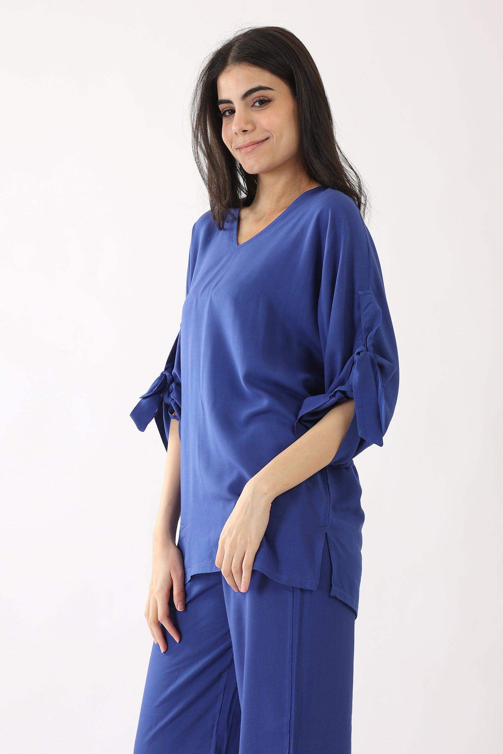 Tie Sleeve Lounge Top - Carina - ÙƒØ§Ø±ÙŠÙ†Ø§