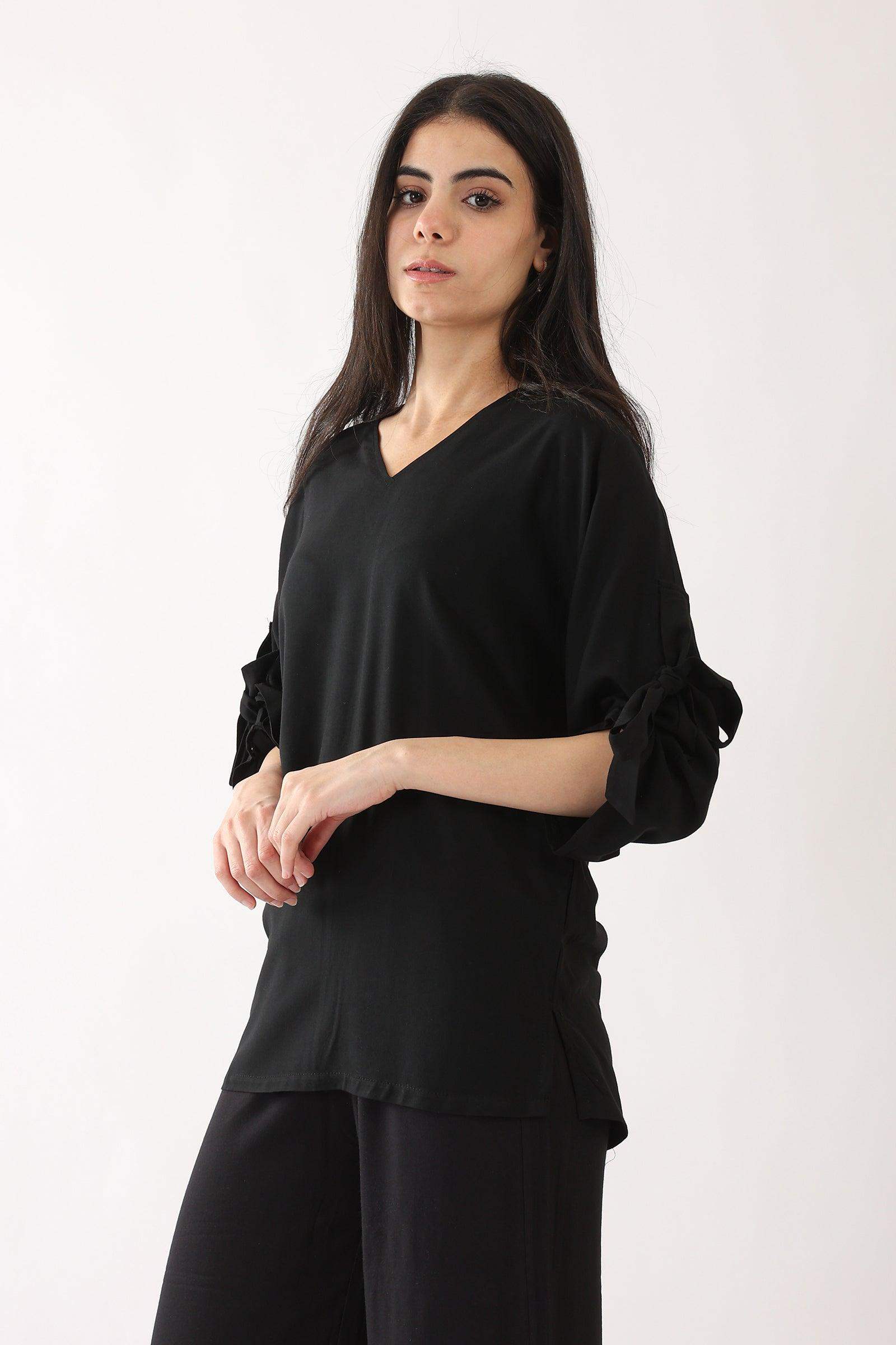 Tie Sleeve Lounge Top - Carina - ÙƒØ§Ø±ÙŠÙ†Ø§