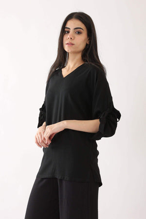 Tie Sleeve Lounge Top - Carina - ÙƒØ§Ø±ÙŠÙ†Ø§
