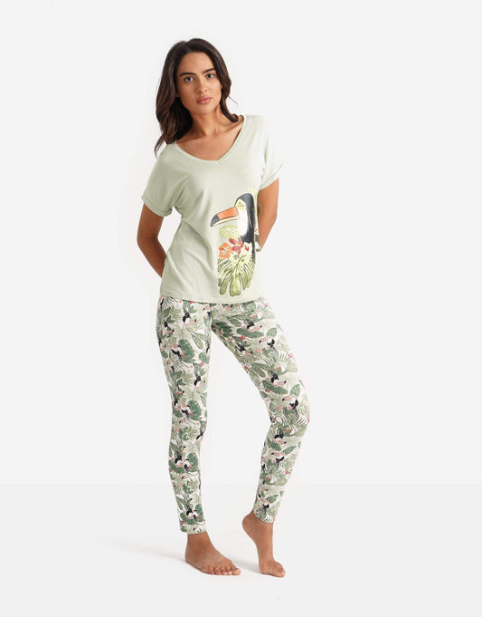 Toucan Short Sleeve Pyjama Set - Carina - ÙƒØ§Ø±ÙŠÙ†Ø§