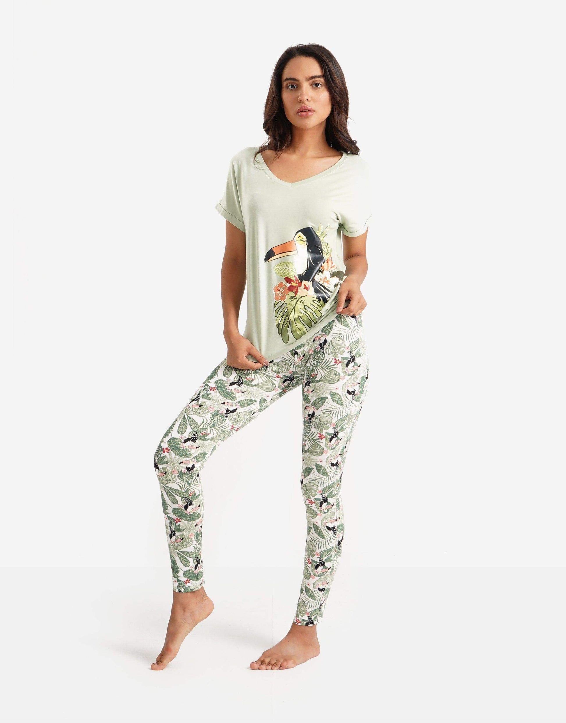 Toucan Short Sleeve Pyjama Set - Carina - ÙƒØ§Ø±ÙŠÙ†Ø§