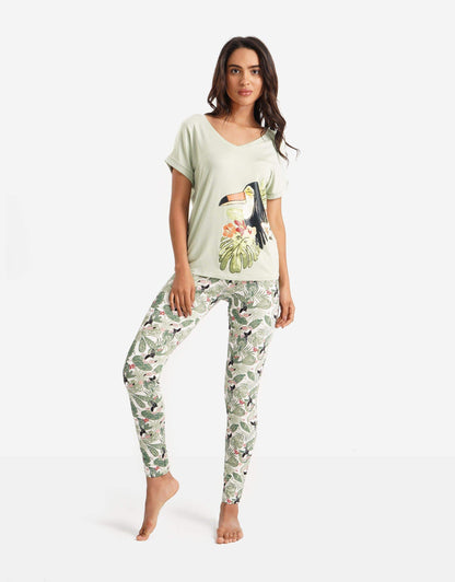 Toucan Short Sleeve Pyjama Set - Carina - ÙƒØ§Ø±ÙŠÙ†Ø§