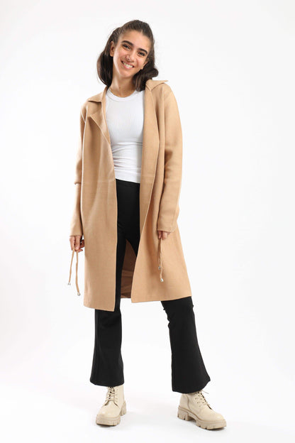 Trench Coat with Adjustable Belt - Carina - ÙƒØ§Ø±ÙŠÙ†Ø§