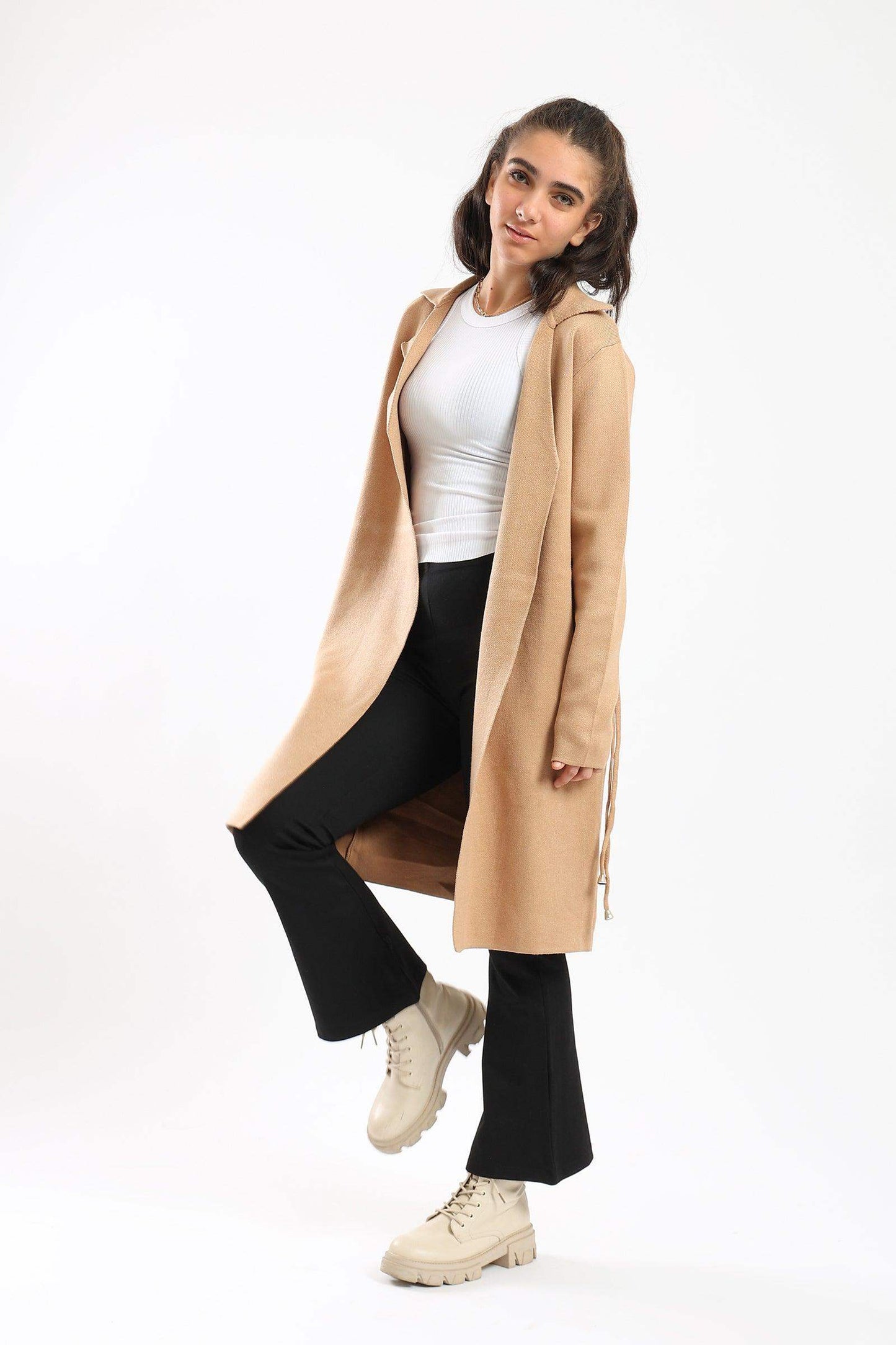 Trench Coat with Adjustable Belt - Carina - ÙƒØ§Ø±ÙŠÙ†Ø§