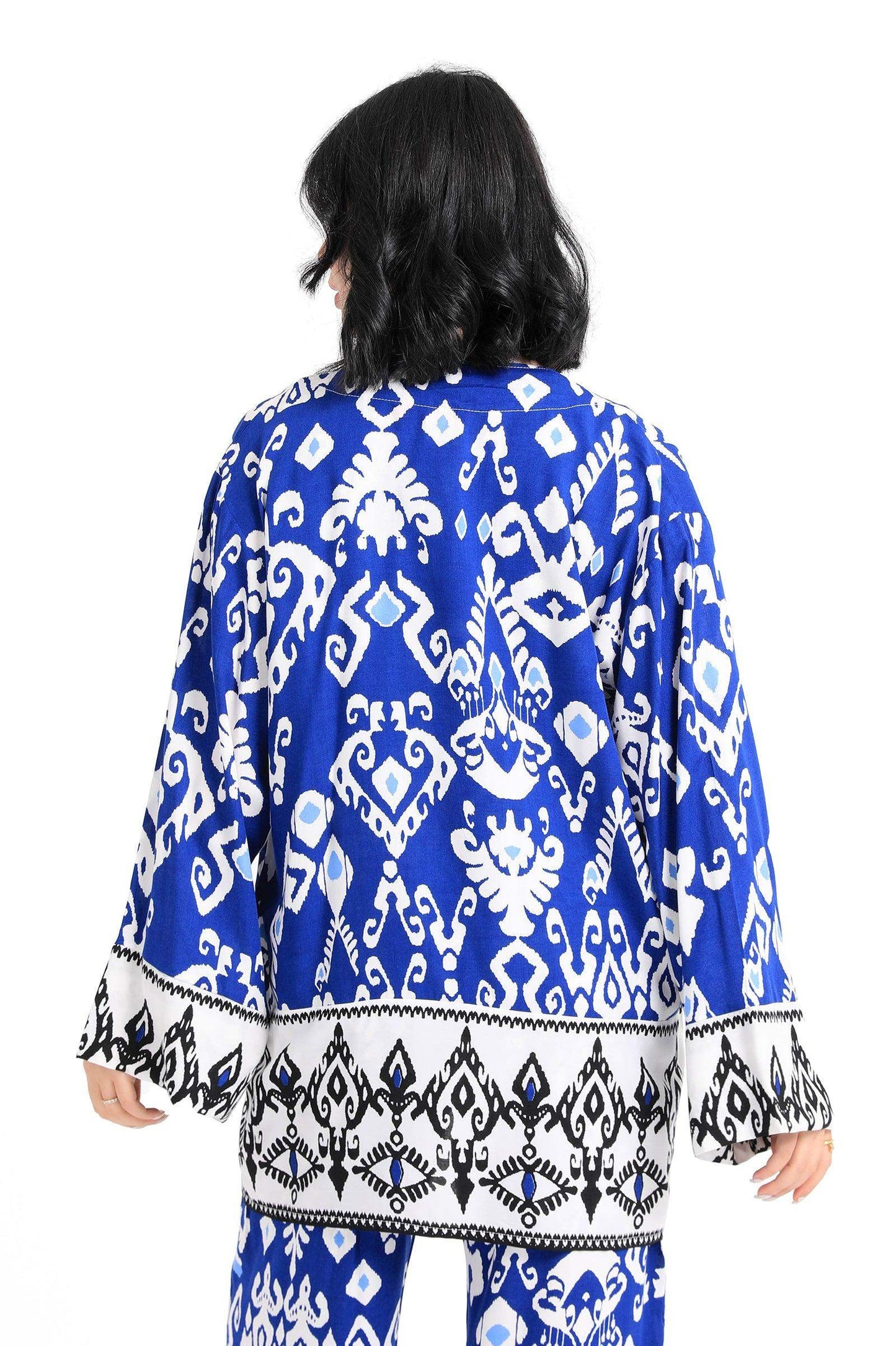 Tribe Pattern Lightweight Kimono - Carina - ÙƒØ§Ø±ÙŠÙ†Ø§