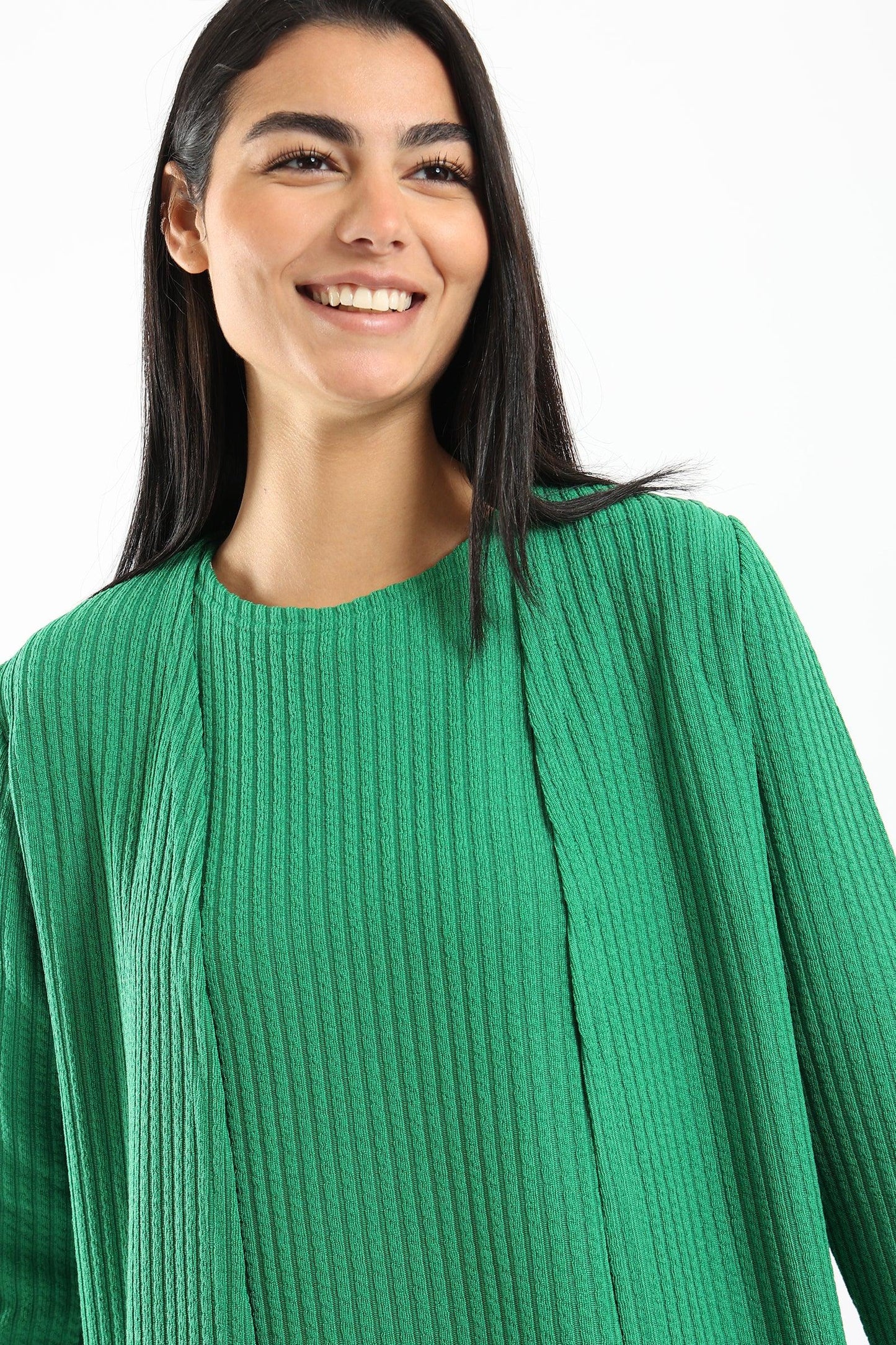 Tricot Ribbed Lounge Cardigan - Clue Wear