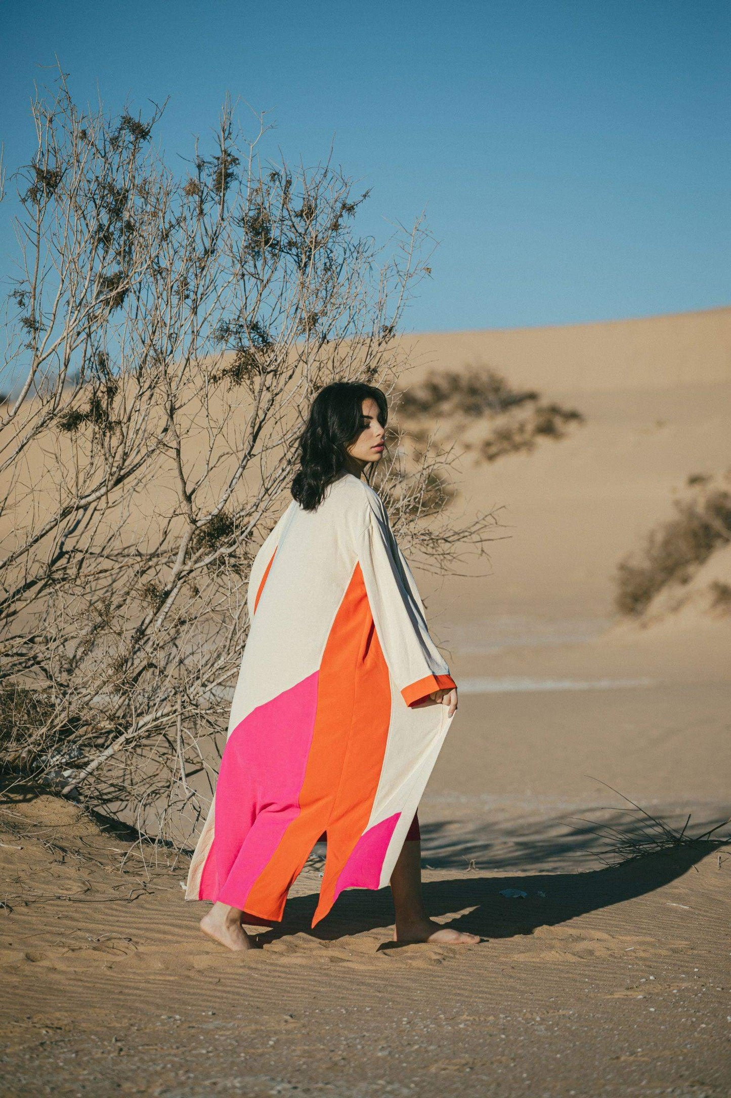 Tritone Kimono with Slits - Carina - ÙƒØ§Ø±ÙŠÙ†Ø§