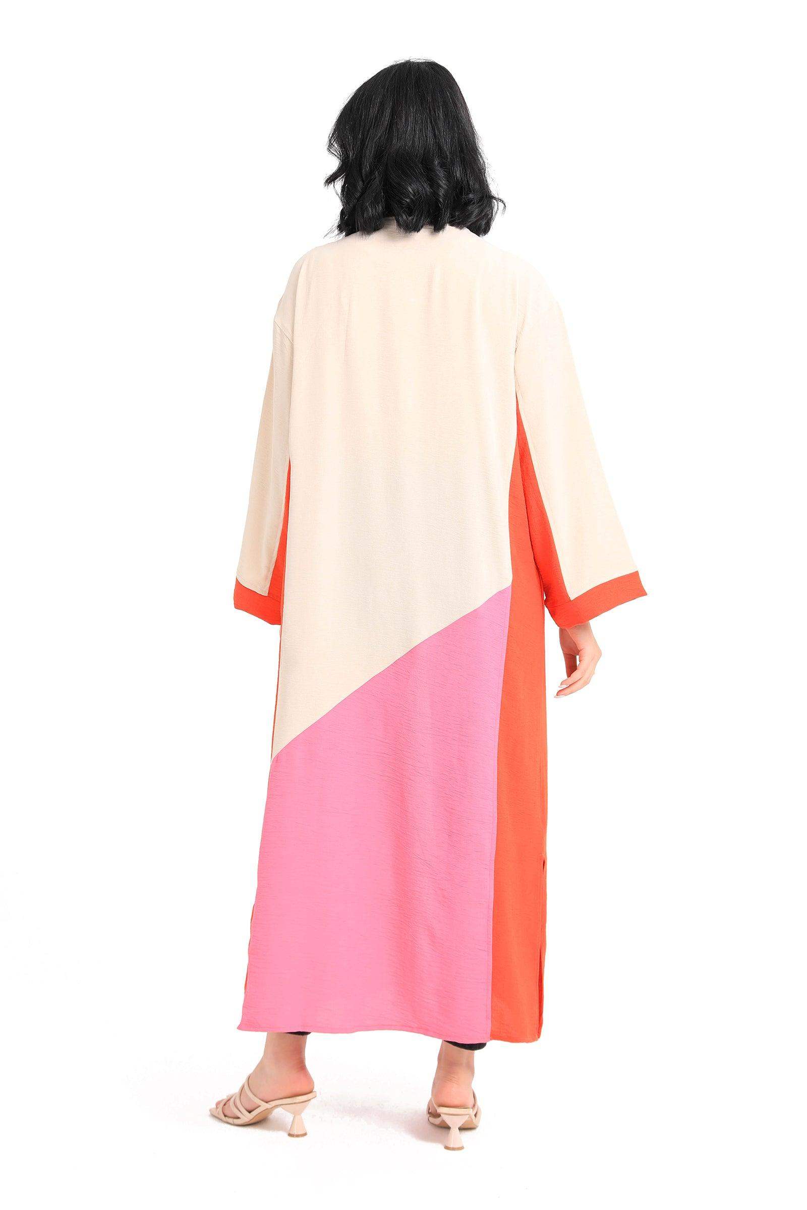 Tritone Kimono with Slits - Carina - ÙƒØ§Ø±ÙŠÙ†Ø§