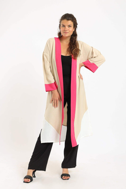 Tritone Long Sleeve Kimono - Carina - ÙƒØ§Ø±ÙŠÙ†Ø§