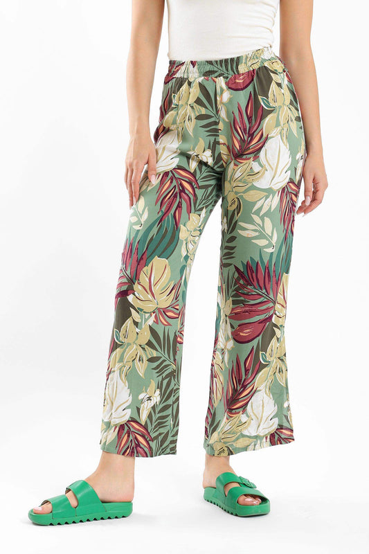 Tropical Print Pyjama Pants - Carina - ÙƒØ§Ø±ÙŠÙ†Ø§