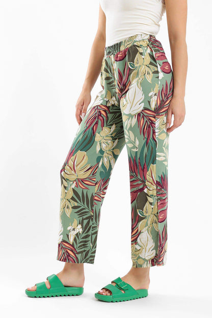 Tropical Print Pyjama Pants - Carina - ÙƒØ§Ø±ÙŠÙ†Ø§