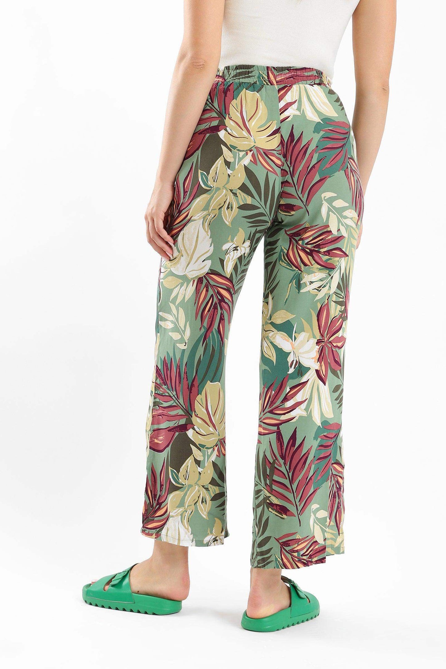 Tropical Print Pyjama Pants - Carina - ÙƒØ§Ø±ÙŠÙ†Ø§