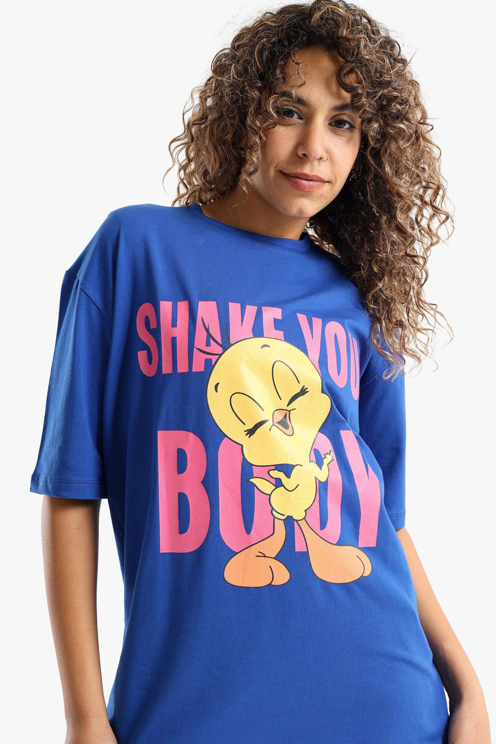 Tweety Printed T-Shirt - Carina - ÙƒØ§Ø±ÙŠÙ†Ø§