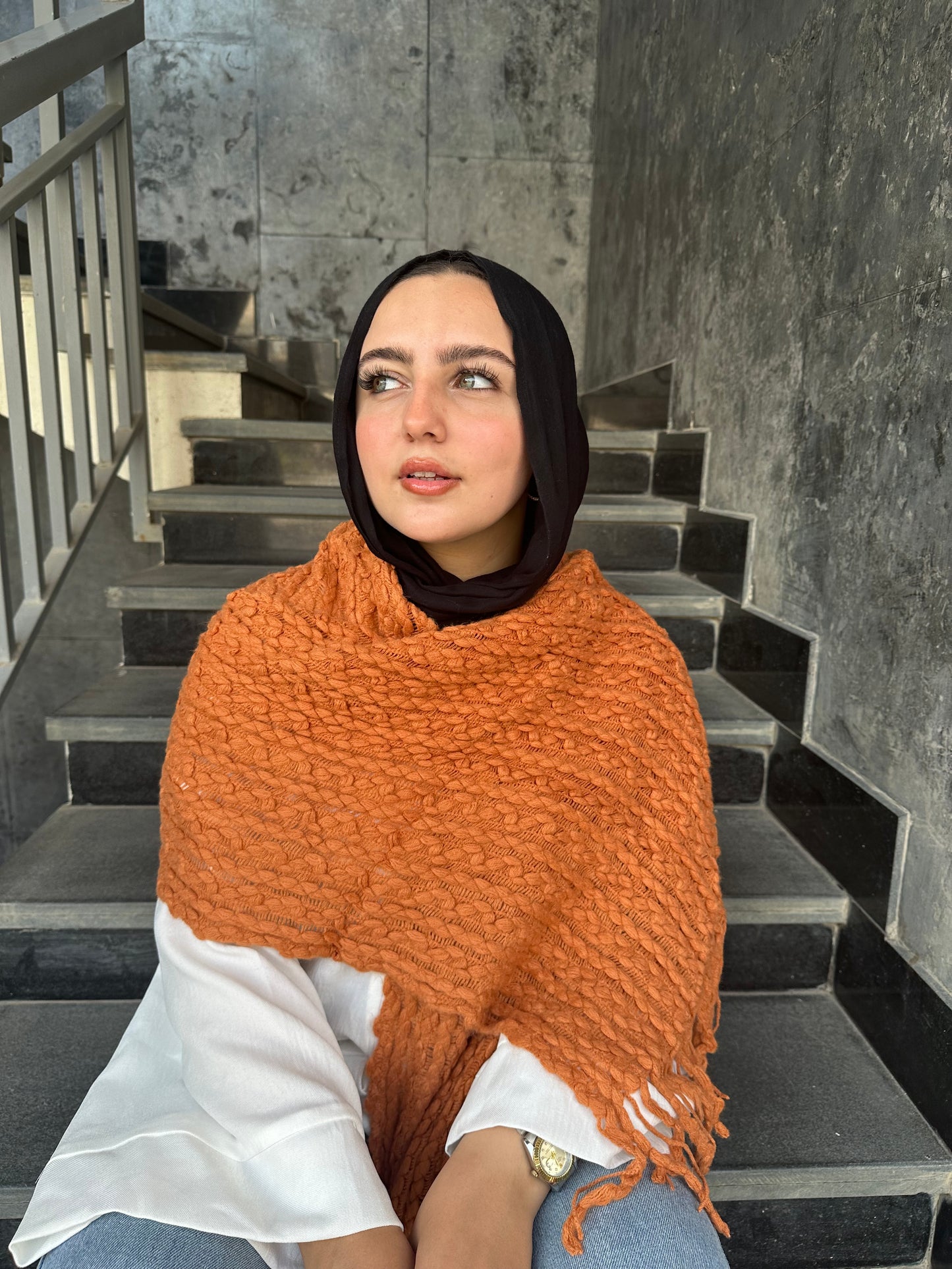 Handmade Shawl-Amber