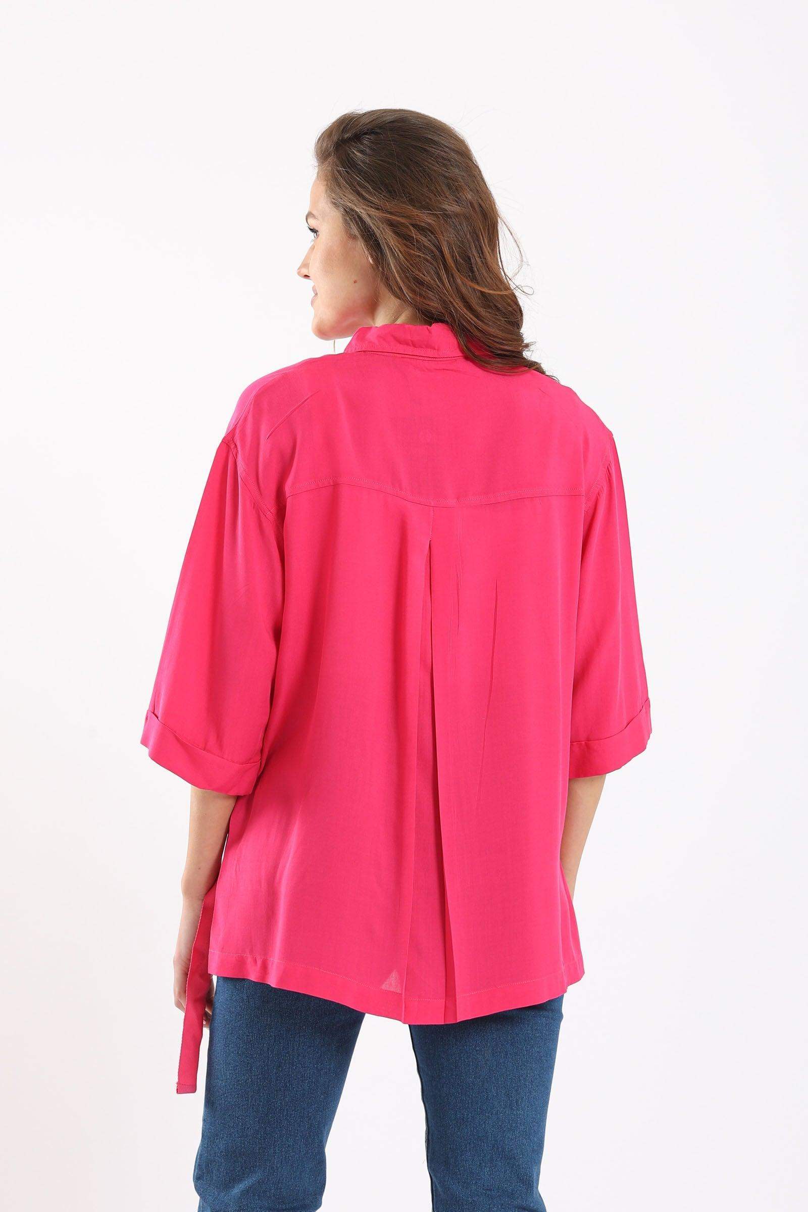 Untied Side Ribbon Shirt - Carina - ÙƒØ§Ø±ÙŠÙ†Ø§