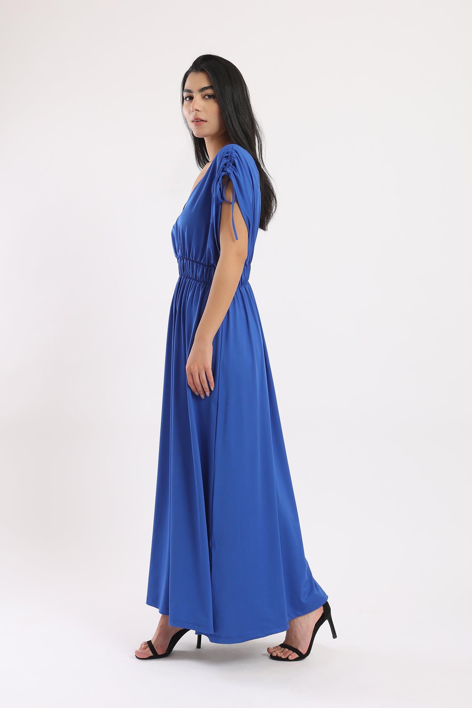 V-Neck Maxi Dress - Clue-wear
