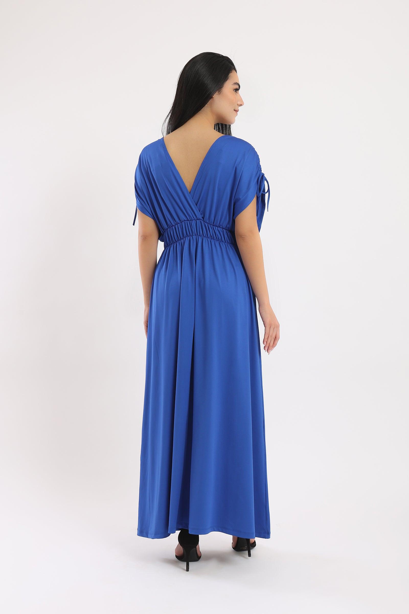 V-Neck Maxi Dress - Clue-wear