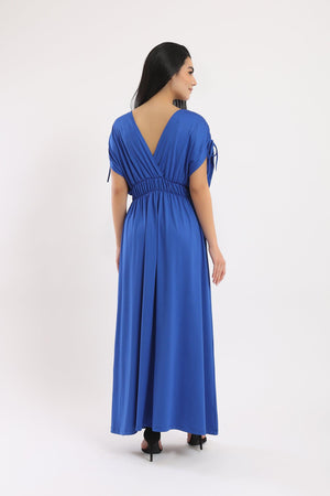 V-Neck Maxi Dress - Clue-wear