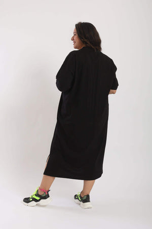 V-Neck Shirt Dress - Carina - ÙƒØ§Ø±ÙŠÙ†Ø§