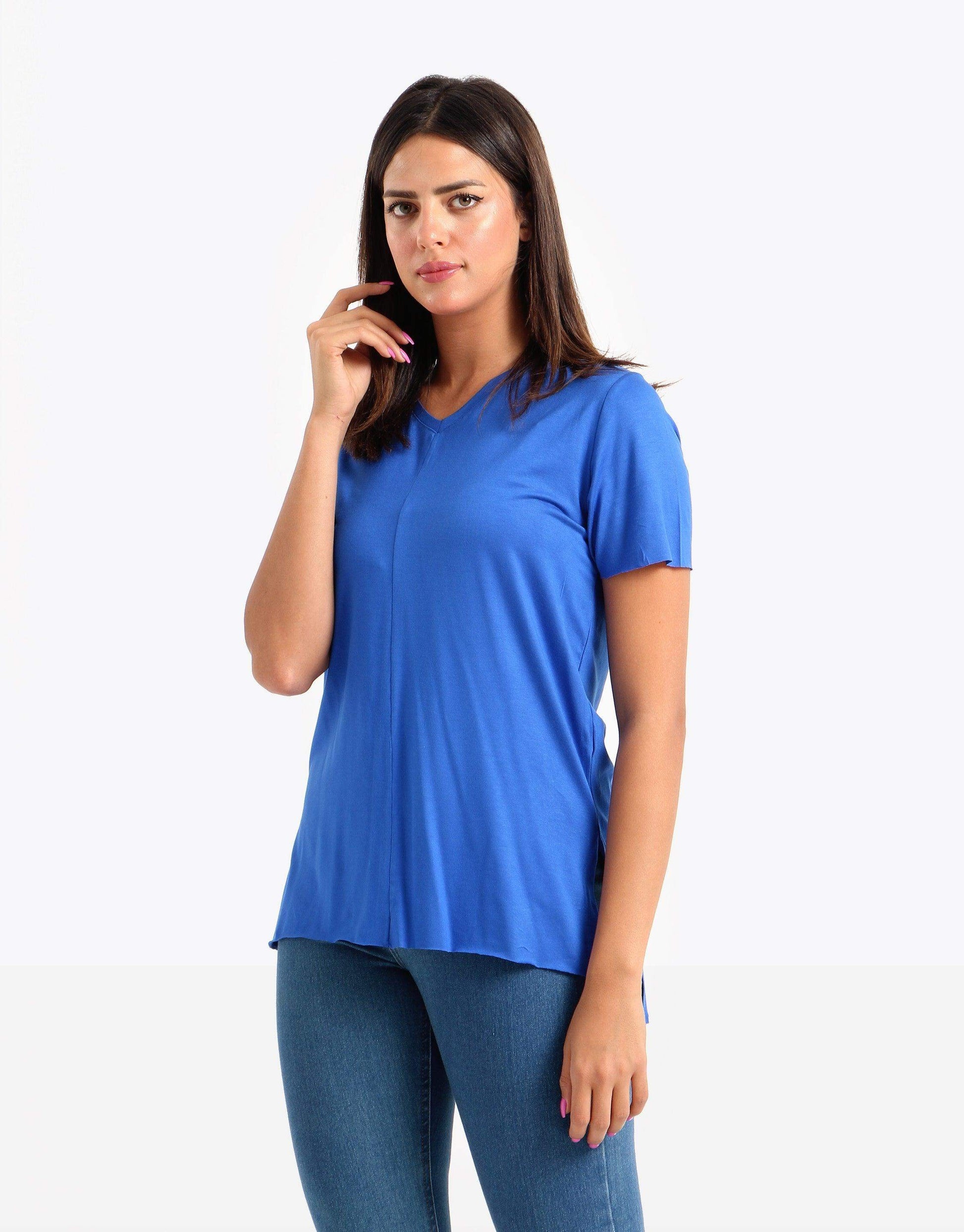 V-neck Short Sleeve T-shirt - Carina - ÙƒØ§Ø±ÙŠÙ†Ø§