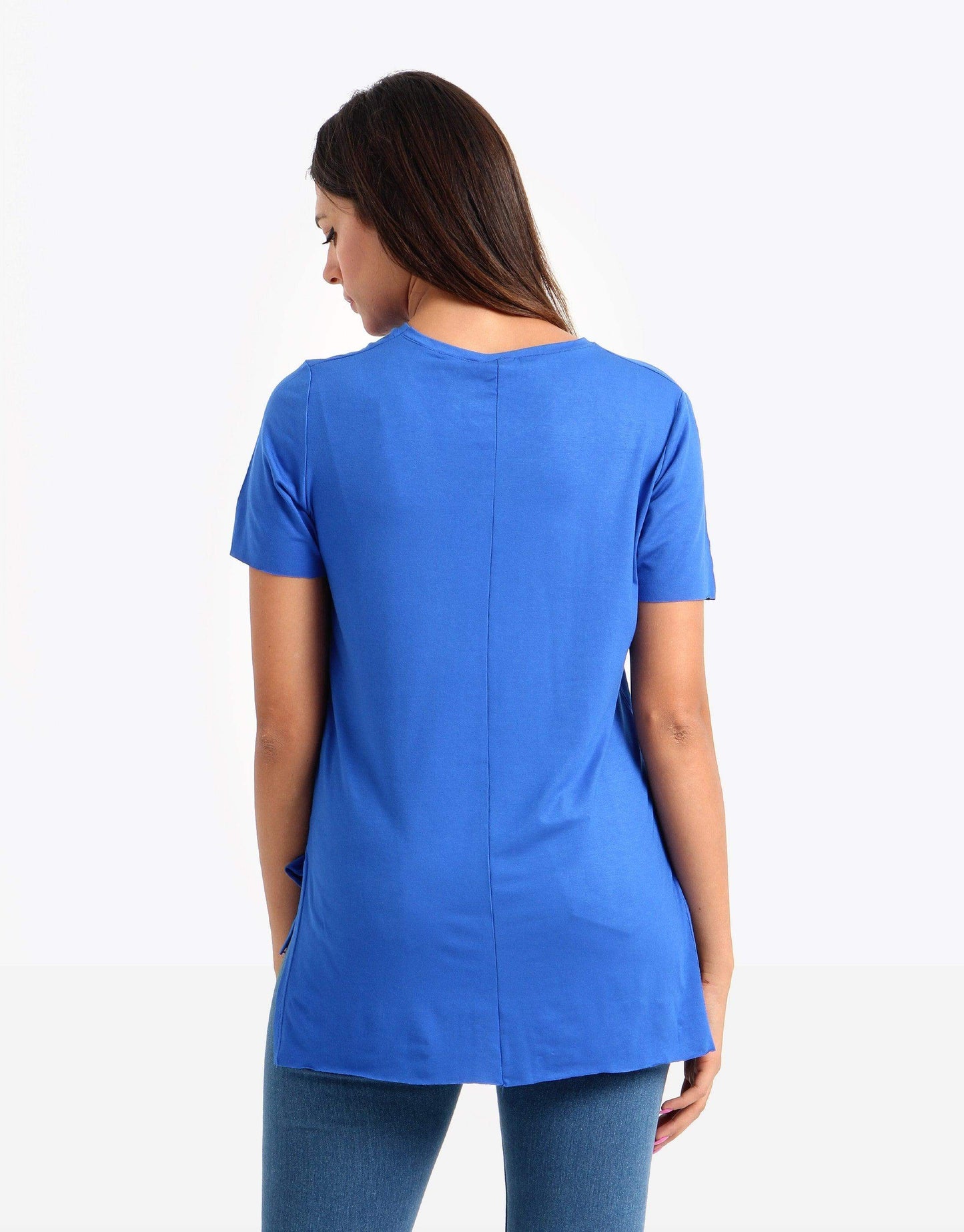 V-neck Short Sleeve T-shirt - Carina - ÙƒØ§Ø±ÙŠÙ†Ø§