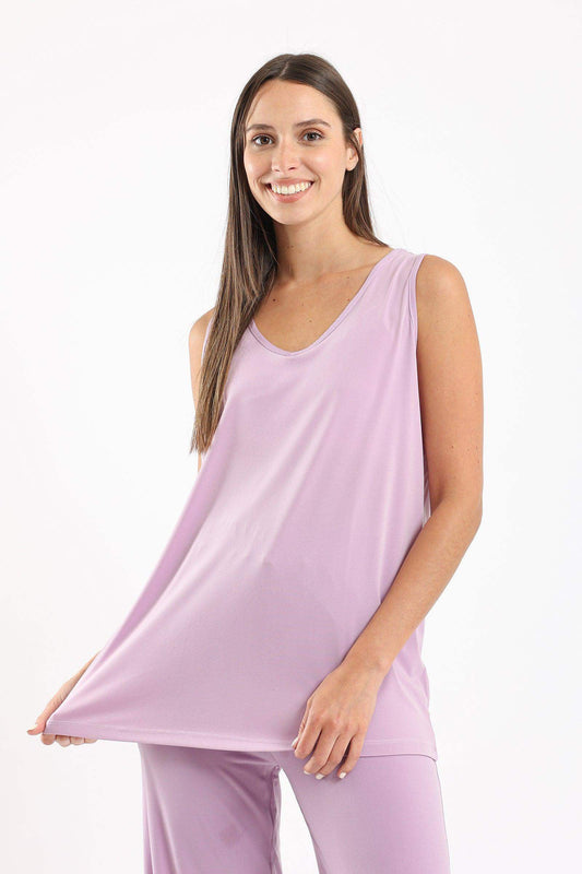 V-Neck Sleeveless Top - Carina - ÙƒØ§Ø±ÙŠÙ†Ø§