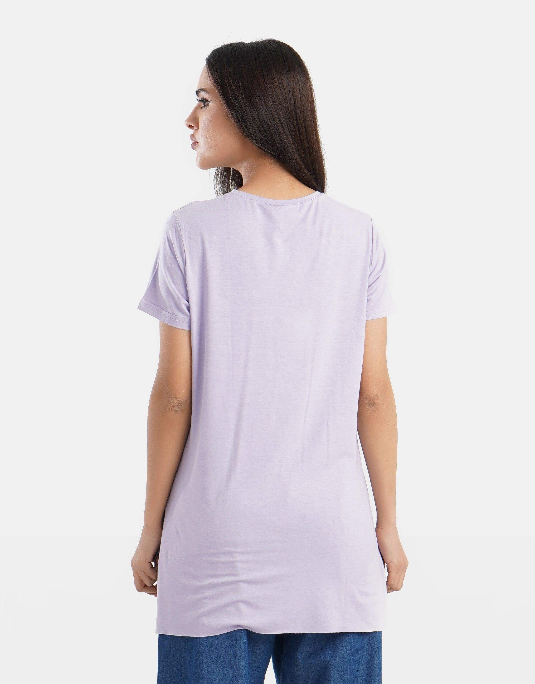 V-Neck Viscose T-Shirt - Carina - ÙƒØ§Ø±ÙŠÙ†Ø§