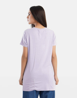 V-Neck Viscose T-Shirt - Carina - ÙƒØ§Ø±ÙŠÙ†Ø§
