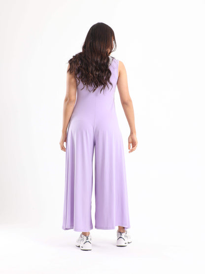 V-Neck Wide Leg Jumpsuit - Carina - ÙƒØ§Ø±ÙŠÙ†Ø§