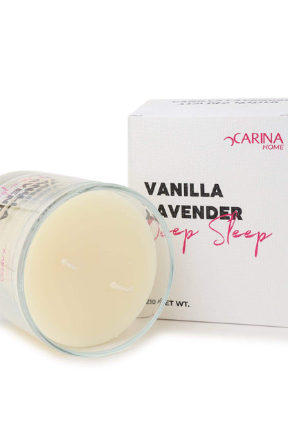 Vanilla Lavender Candle - 210g - Carina - ÙƒØ§Ø±ÙŠÙ†Ø§