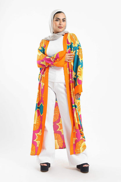 Vibrant Colored Kimono - Carina - ÙƒØ§Ø±ÙŠÙ†Ø§