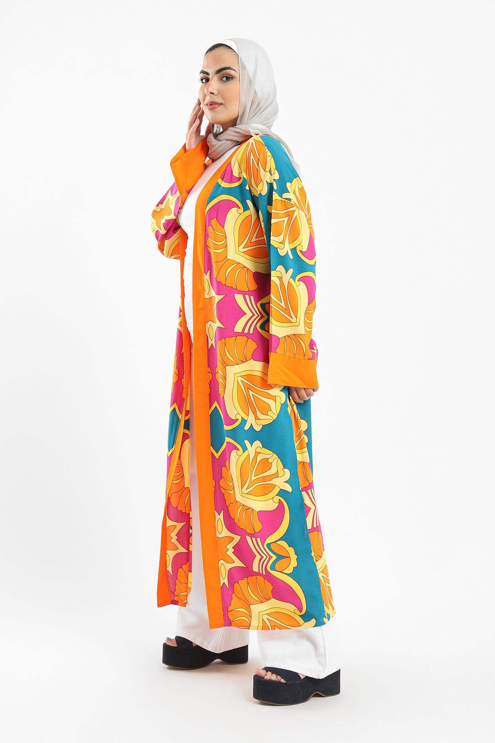 Vibrant Colored Kimono - Carina - ÙƒØ§Ø±ÙŠÙ†Ø§